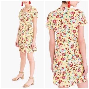 J. Cree Factory floral wrap dress NWT